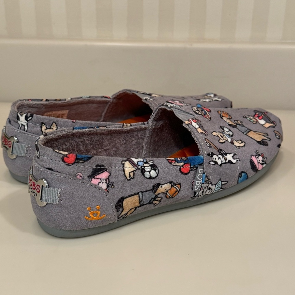 Bobs Plush Sporty Dogs Casual Slip-On Flats Bobs For Dogs New - Picture 9 of 16